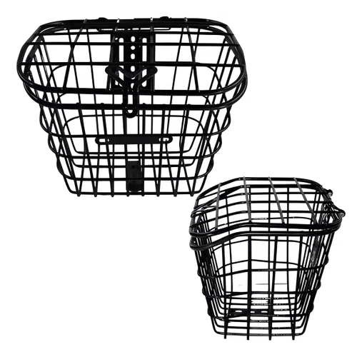 Cesta Para Bicicleta 26 Reforçada Grande Com Tampa