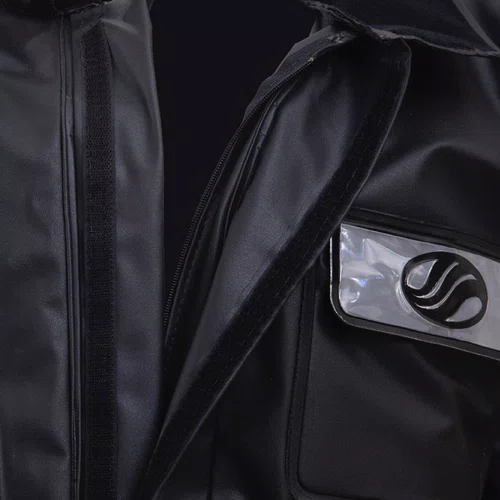 Capa de Chuva Alba- Tamanho G - Conjunto Jaqueta + Calça - Moto Preta