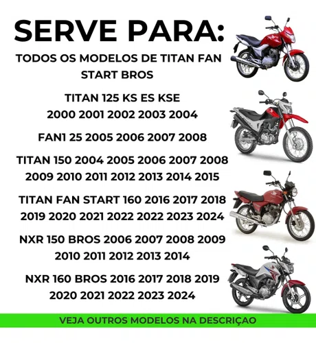 Disco Embreagem Titan150 Cg125 Fan160 Bros125 150 Xre190