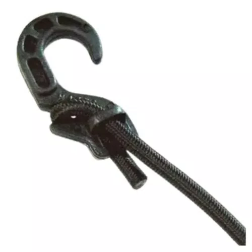 Elástico Extensor Grosso 1,5m com Gancho Plástico - Borracha Vulcanizada Resistente