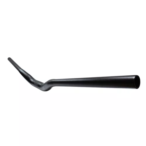 Guidão Voador 31.8x680mm Rise 60mm Aço Bike Grau Preto Fosco