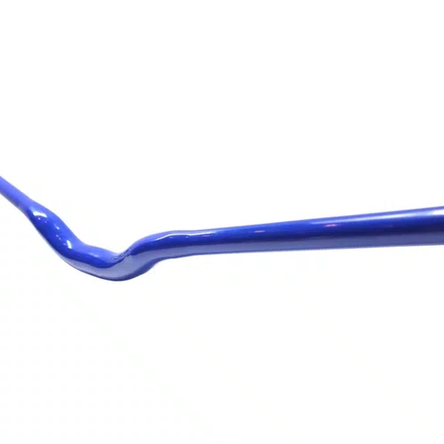 Guidão Voador 31.8x680mm Rise 60mm Aço Bike Grau Azul Brilhante