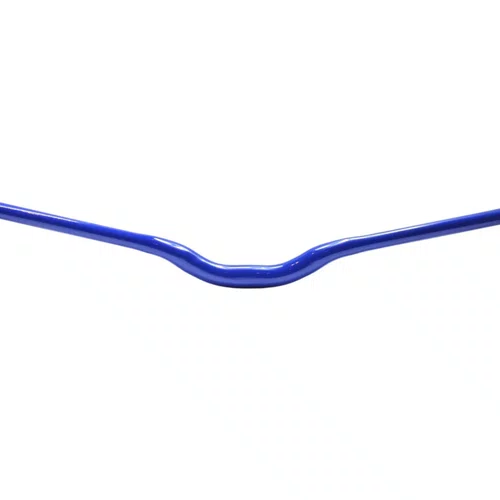 Guidão Voador 31.8x680mm Rise 60mm Aço Bike Grau Azul Brilhante