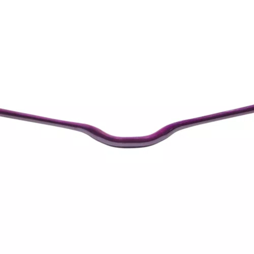 Guidão Voador 31.8x680mm Rise 60mm Aço Bike Grau Roxo Brilhante