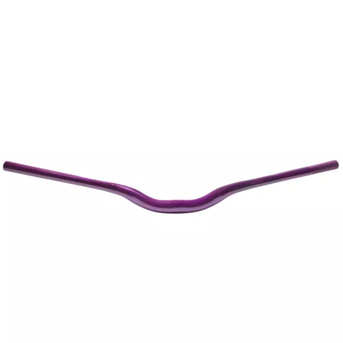Guidão Voador 31.8x680mm Rise 60mm Aço Bike Grau Roxo Brilhante