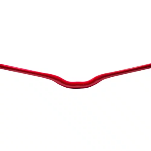 Guidão Voador 31.8x680mm Rise 60mm Aço Bike Grau Vermelho Brilhante