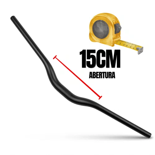 Kit Guidão Voador Grosso 31.8x680mm + Suporte Mesa Curta 7° 50mm