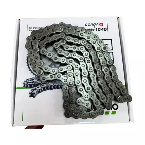 Kit Relação Transmissão Pandão Honda Biz 100 (1998-2005) - Aço 1045