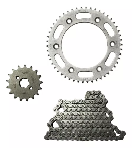 Kit Relação Bros 150 2003-2015 Coroa 50 Pinhão 17 Corrente