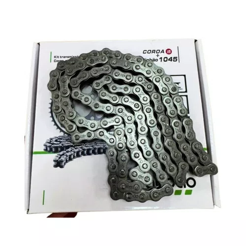 Kit Relação Transmissão Pandão Honda CG 160 Titan/Fan/Start (2016-2025) - Aço 1045