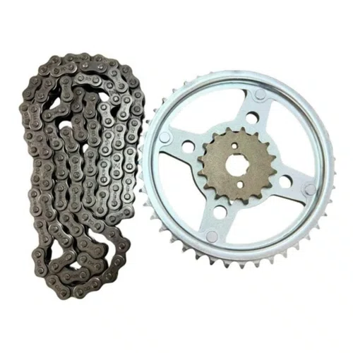 Kit Relação Transmissão Pandão Honda CG 160 Titan/Fan/Start (2016-2025) - Aço 1045