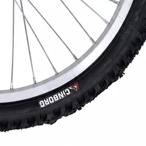 Roda Dianteira A20 Alumínio Natural Pneus + Câmaras de Ar