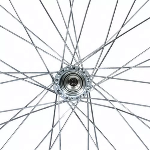 Roda Traseira A20 Alumínio Natural Pneus + Câmaras de Ar