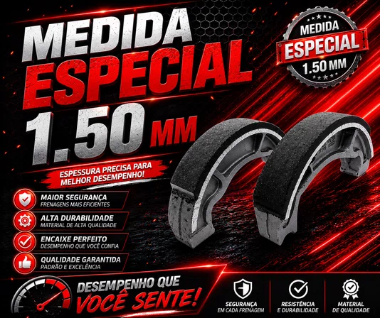 Lona De Freio/Patim De Freio Cg Titan 125 150 160 medida 1.50