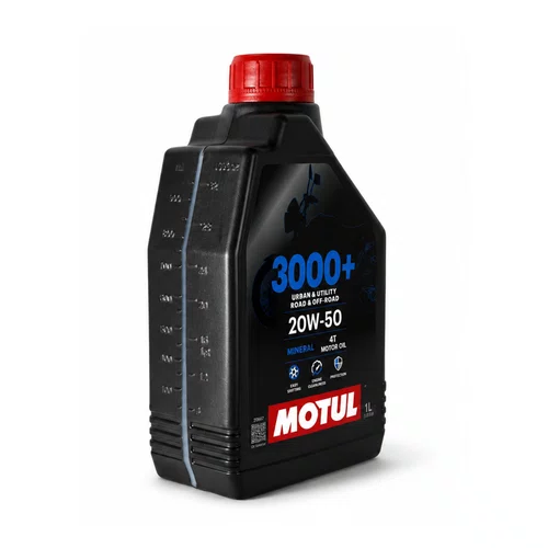 Óleo Motul 3000 PLUS 20W-50 4T - Lubrificante Mineral Premium para Motos