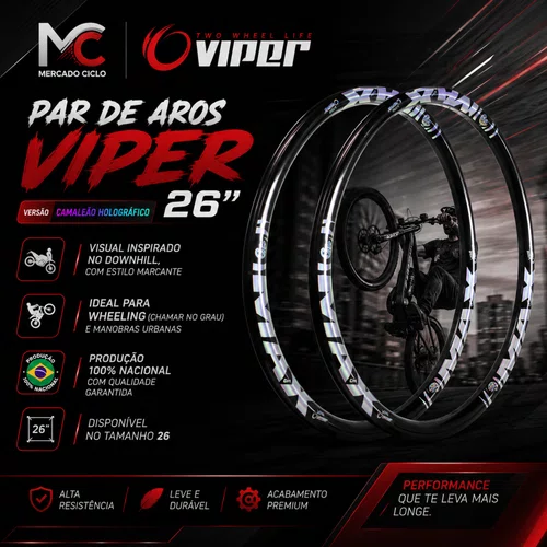 Par Aro Bike Maxx Aro 26 Parede Dupla 36F Freio Disco Preto