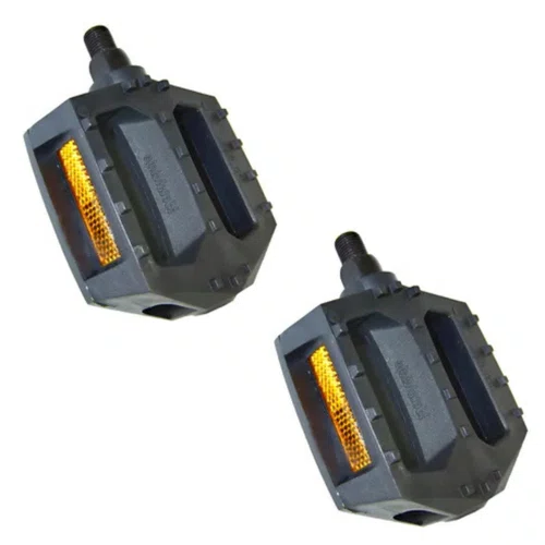 Par de Pedal Nylon Plataforma Royal Ciclo 9/16 com Refletor