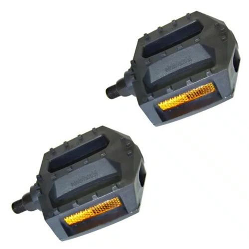Par de Pedal Nylon Plataforma Royal Ciclo 9/16 com Refletor
