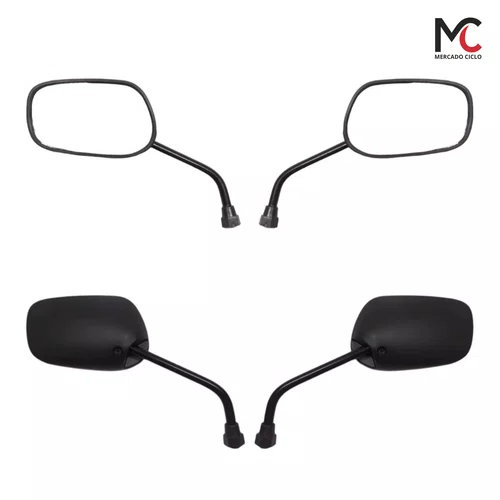 Par Retrovisor Motomo Mini Titan 125 Rosca M10 Universal