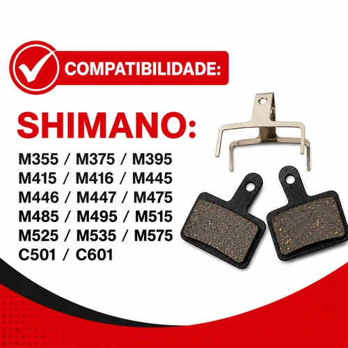 Pastilha Freio A Disco Compativel Shimano Tektro Gts 2 unidades