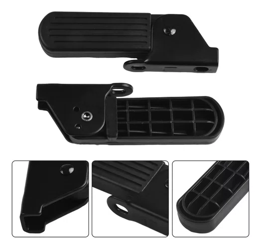 Par De Pedal Retrátil Reforçado Para Scooter Elétrica Universal