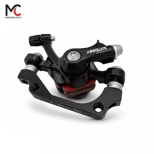 Pinça de Freio a Disco Mecânico Absolute Traseira p/Bicicleta MTB