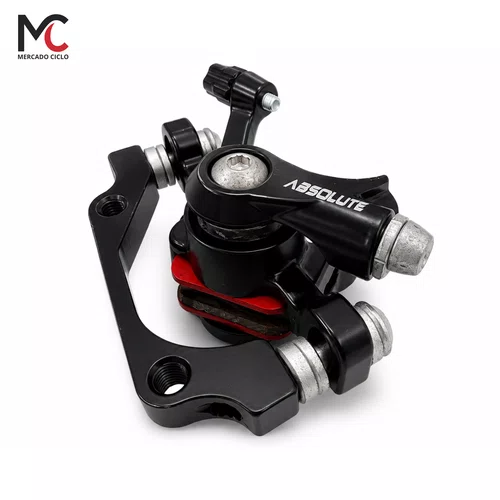 Pinça de Freio a Disco Mecânico Absolute Traseira p/Bicicleta MTB