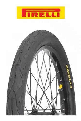 Pneu Pirelli Cross Infantil 20x2.125 Flame BMX Preto