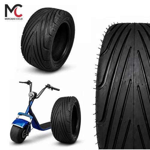 Pneu 215/40-12 Scooter Elétrica Citycoco Road Max Tubeless Aro 12 Reforçado