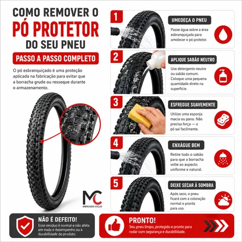 Pneu Cinborg P/ Bicicleta Aro 26 X 1.95 MTB