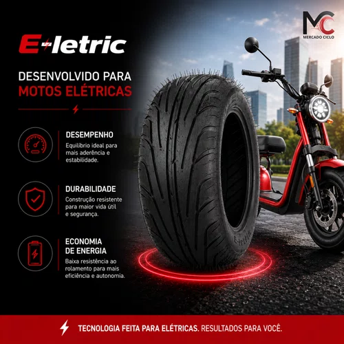 Pneu 8” 2.25/55-8 para Patinete Elétrico Sem Câmara Scooter Elétrica