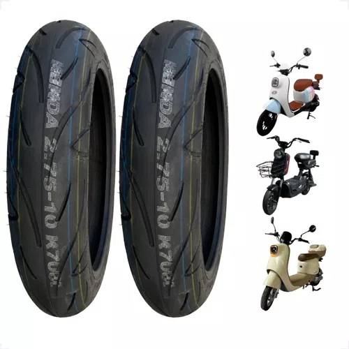 Pneu Moto Eletrica 2.75-10 Scooter 14x2.75