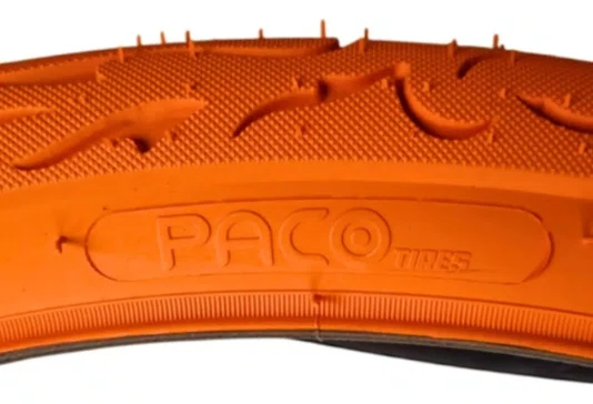 Pneu Paco Flame Laranja Aro 26 Balão Grau Freeride MTB
