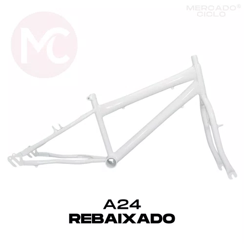 Quadro A24 Mtb Rebaixado Branco