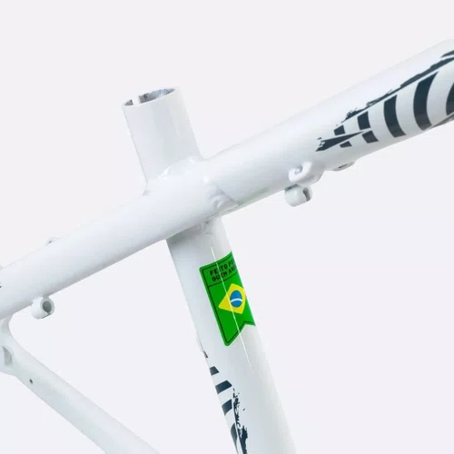 QUADRO A26 MTB ALUM HUPI NAJA V10 BRANCO COM CAIXA DIREÇÃO