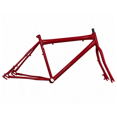 Quadro + Garfo 26" Masculino Urbano Vermelho