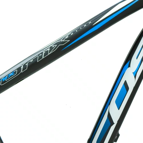 Quadro MTB 29" Tamanho 19 Alumínio Preto Fosco com Grafismo Azul