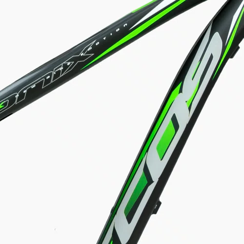 Quadro MTB 29" Tamanho 19 Alumínio Preto Fosco com Grafismo Verde