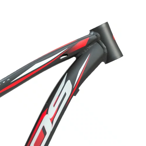 Quadro MTB 29" Tamanho 21 Alumínio Preto Fosco com Grafismo Vermelho