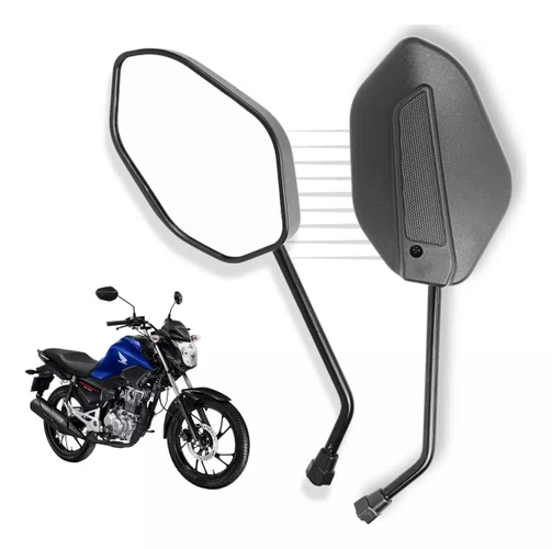 Par Retrovisor Honda CG Titan Fan Start 125 150 160 Motomo