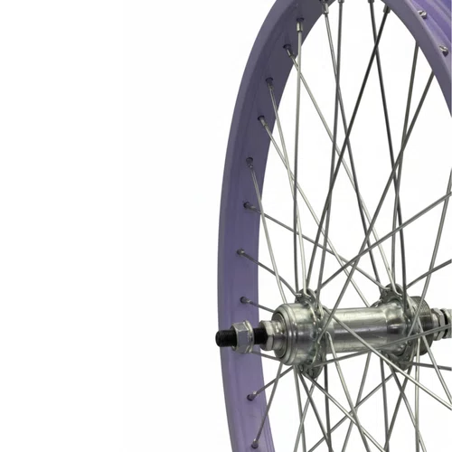 Roda Traseira Aro 20 De Aluminio Lilas Cubo Esferado