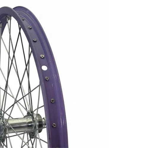 Roda Traseira Aro 20 De Aluminio Lilas Cubo Esferado