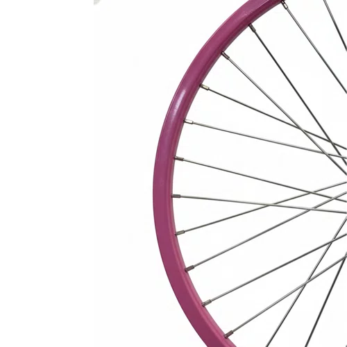 Roda Traseira Aro 20 De Aluminio Rosa Cubo Esferado