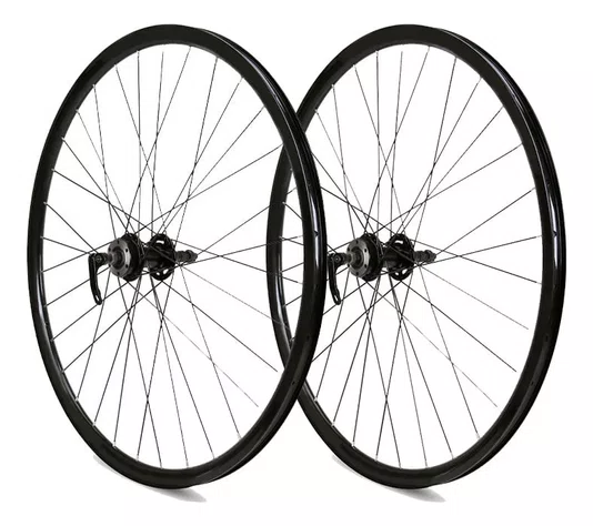PAR DE RODA 29 AERO PRETO COM BLOCAGEM
