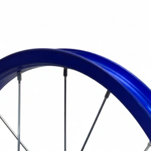 Roda Dianteira Aro 16 De Alumínio Azul Para Bicicleta Infantil