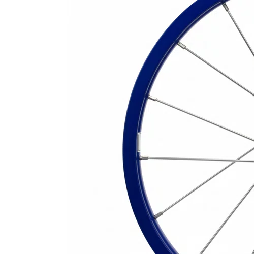Roda Dianteira Aro 16 De Alumínio Azul Para Bicicleta Infantil