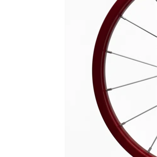 Roda Dianteira Aro 16 De Alumínio Vermelho Para Bicicleta Infantil