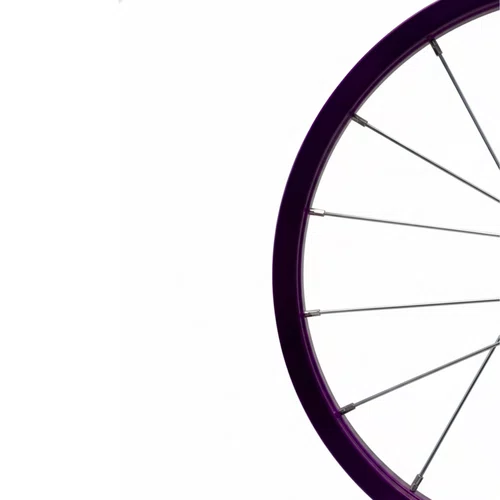 Roda Dianteira Aro 16 De Alumínio Violeta Para Bicicleta Infantil