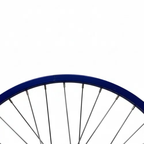 Roda Dianteira Aro 20 De Aluminio Azul Cubo Esferado