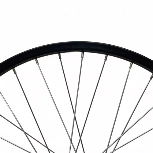 Roda Dianteira Aro 20 De Aluminio Preta Cubo Esferado